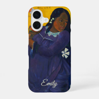 Woman with a Mango by Paul Gauguin – Personalized iPhone 16ケース