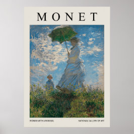 Woman With A Parasol ポスター