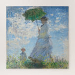 "WOMAN WITH A PARASOL" BY CLAUDE MONET PUZZLE ジグソーパズル<br><div class="desc">"WOMAN WITH A PARASOL" BY CLAUDE MONET PUZZLE</div>