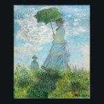 Woman with a Parasol  Claude Monet ポスター<br><div class="desc">Woman with a Parasol -  Madame Monet and Her Son. Claude Monet. 1875. Reproduction of famous works of art  images in the public domain.</div>