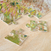 Woman with a Parasol Claude Monet lady vibrant art ジグソーパズル (側面)