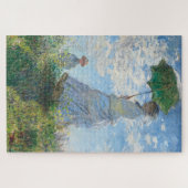Woman with a Parasol, Madame Monet and Her Son ジグソーパズル (横)