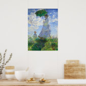 Woman with a Parasol, Madame Monet and Her Son ポスター (キッチン)