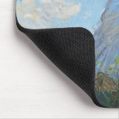 Woman with a Parasol, Madame Monet and Her Son マウスパッド (コーナー)