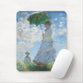 Woman with a Parasol, Madame Monet and Her Son マウスパッド (マウス)