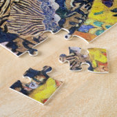 Woman with Fan by Gustav Klimt ジグソーパズル (側面)