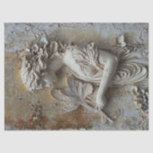 Woman with Fern Fronds Decoupage 薄葉紙 (正面)