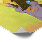 Woman with Frogs 8.5x11 ポスター (角)