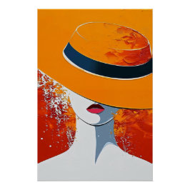 Woman with Hat ポスター