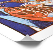 Woman with Peacocks – Louis Rhead ポスター (角)