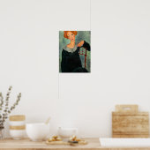 Woman with Red Hair, 1917 by Amedeo Modigliani ポスター (キッチン)