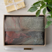 Woman with Red Lips Decoupage 薄葉紙 (ギフト)