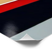 Woman with Retro Car ポスター (コーナー)