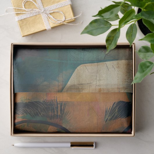 Woman with Sunglasses Decoupage 薄葉紙 (ギフト)