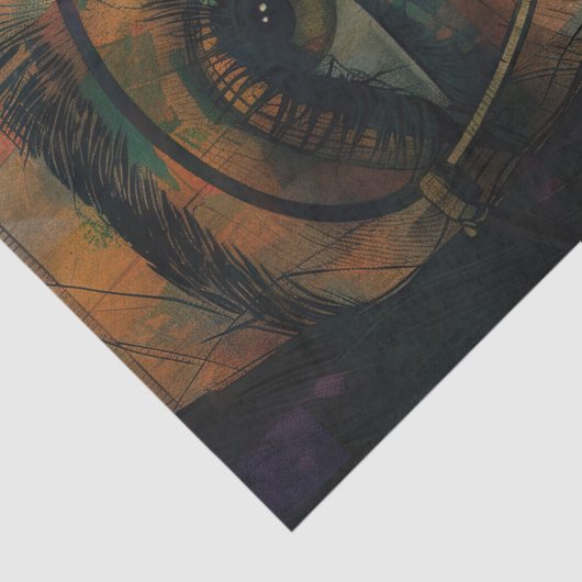 Woman with Sunglasses Decoupage 薄葉紙 (詳細)