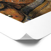 Woman Writing A Letter By Gerard Ter Borch (Ii) ポスター (角)