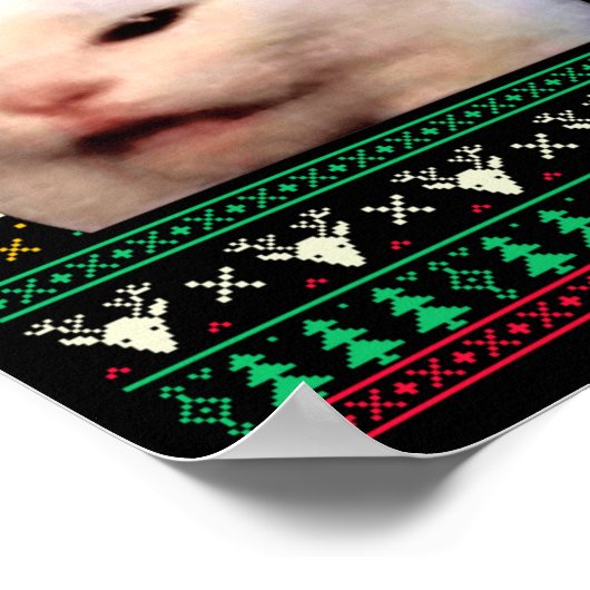 Woman Yelling At A Cat Ugly X-mas Sweaters Funny M ポスター (角)