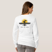 WomanLifeFreedomファラバハールクルディスタンTシャツ Tシャツ (裏面フル)