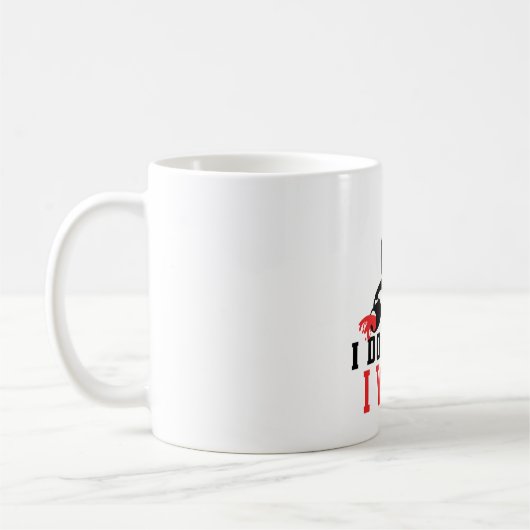 Woman's I Do I Do I What I To Sasy Black Cat Coffe コーヒーマグカップ (左)