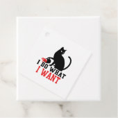 Woman's I Do I Do I What I To Sasy Black Cat Coffe フェイバータグ (インサイチュ)