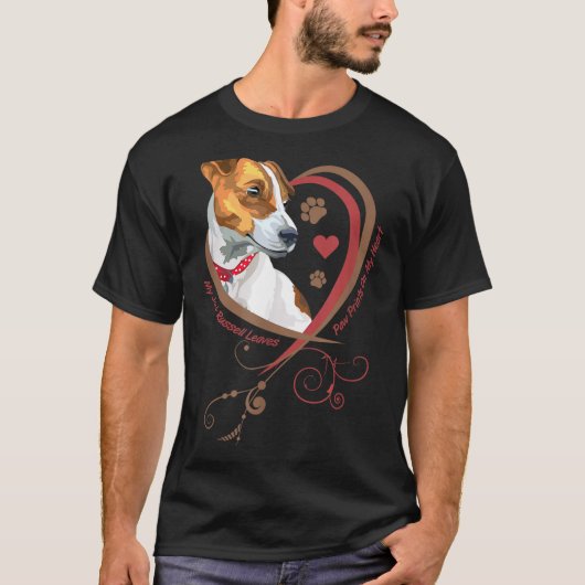 Womans Jack Russell Terrier Shirt Parson Russell T Tシャツ (正面)