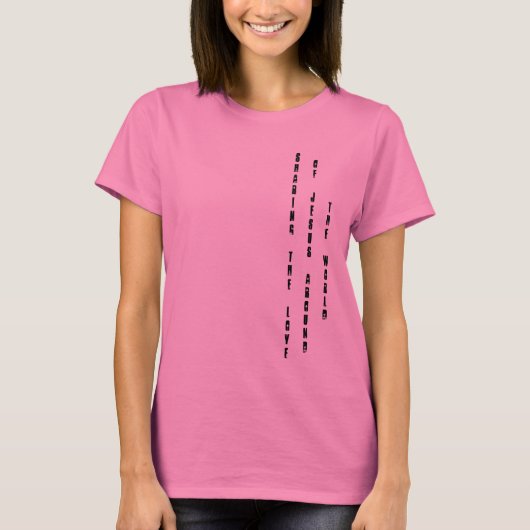 Woman's Sharing the Love shirt Tシャツ (正面)