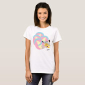 Woman's T-shirt's : Musicle Rainbow Tシャツ (正面フル)