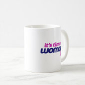 WomanUpのマグ コーヒーマグカップ (正面右)