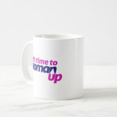 WomanUpのマグ コーヒーマグカップ (正面左)
