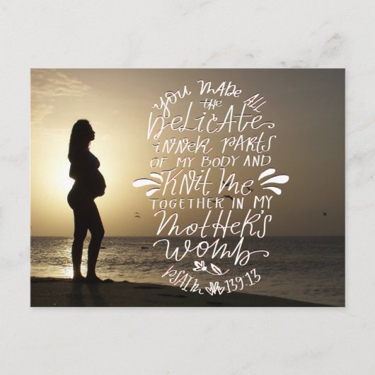 Wombで一緒に母 ポストカード (正面)