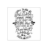 Wombで一緒に母 ラバースタンプ (インプリント)