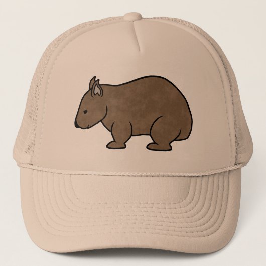 Wombatのグラフィック キャップ (正面)