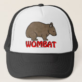 Wombatのロゴ キャップ (正面)