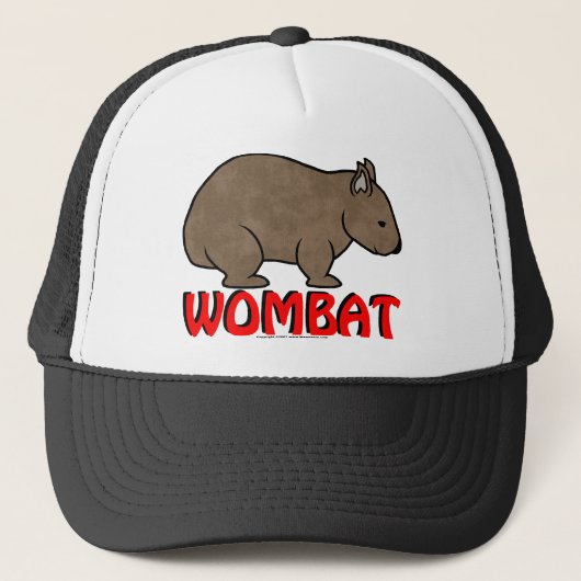 Wombatのロゴ キャップ (正面)