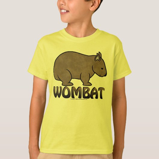 WombatのロゴII Tシャツ (正面)