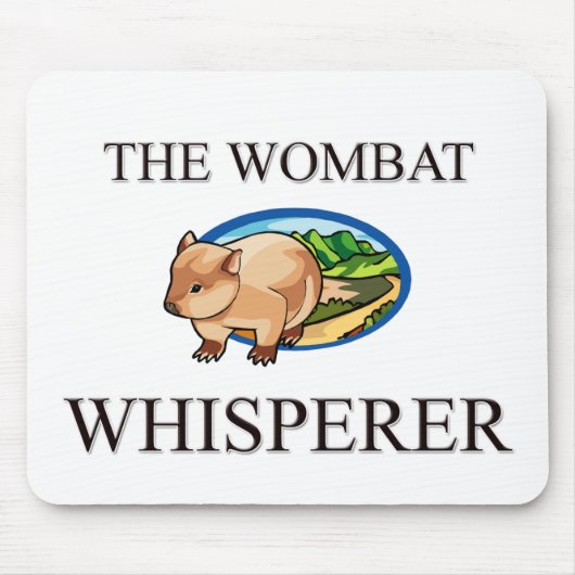 Wombatの囁くもの マウスパッド (正面)