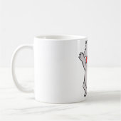 Wombatの幸せな共通の漫画 コーヒーマグカップ (左)