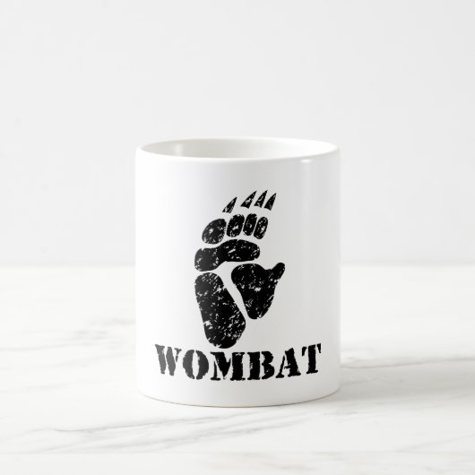 Wombatの足跡 コーヒーマグカップ (中央)