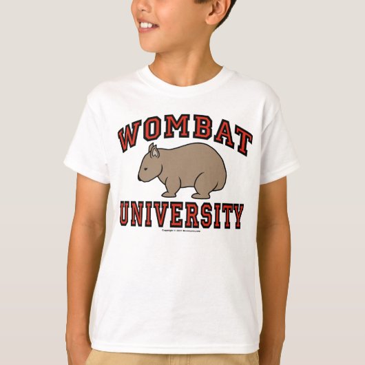 Wombat大学 Tシャツ (正面)