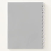 Wombat Australia Cute Animal, Silver ノートブック (裏面)