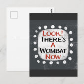 Wombat Nowポストカード ポストカード (正面/裏面)