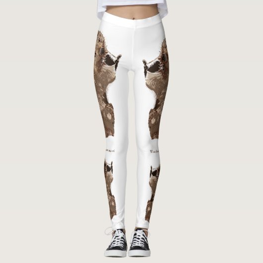 Wombat (Vombatusのursinus) レギンス (正面)