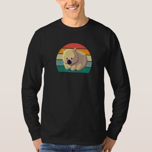 wombats marsupial australia oceania animal combat  tシャツ (正面)