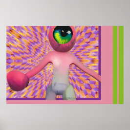 Womboが軽装シュルレアリズムをポップ・アートの見る ポスター