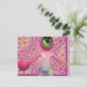 Womboが軽装シュルレアリズムをポップ・アートの見る ポストカード (スタンド正面)