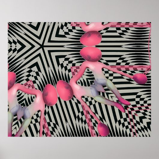 Wombo独立超現実主義の国旗 ポスター (正面)