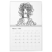 WOMEN, 2023カレンダー，絵画， Denis Gaston Art カレンダー (2月 2026)