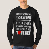 Women Administrative Assistant Tシャツ (正面)