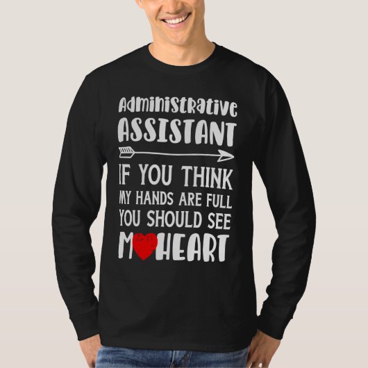 Women Administrative Assistant Tシャツ (正面)