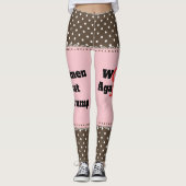 Women Against Trump Leggings レギンス (正面)